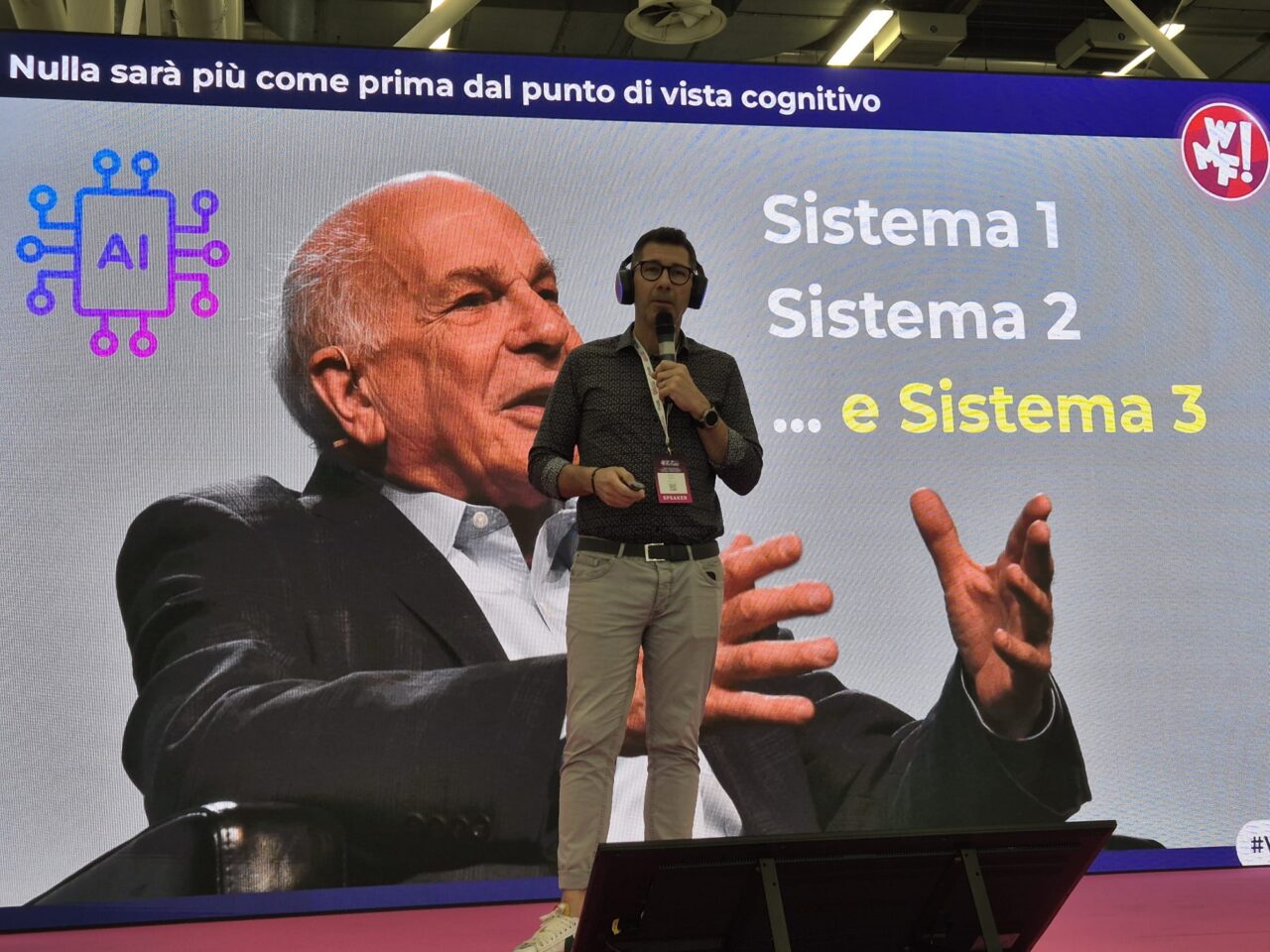 Andrea Saletti al WMF 2025 parla di Kahneman e di come l'IA cambia la decisione di acquisto